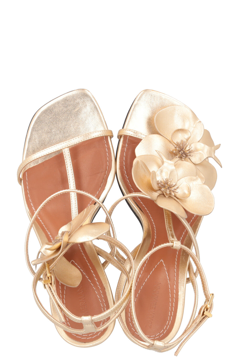 ZIMMERMANN Orchid 85 Heels Gold – REAWAKE