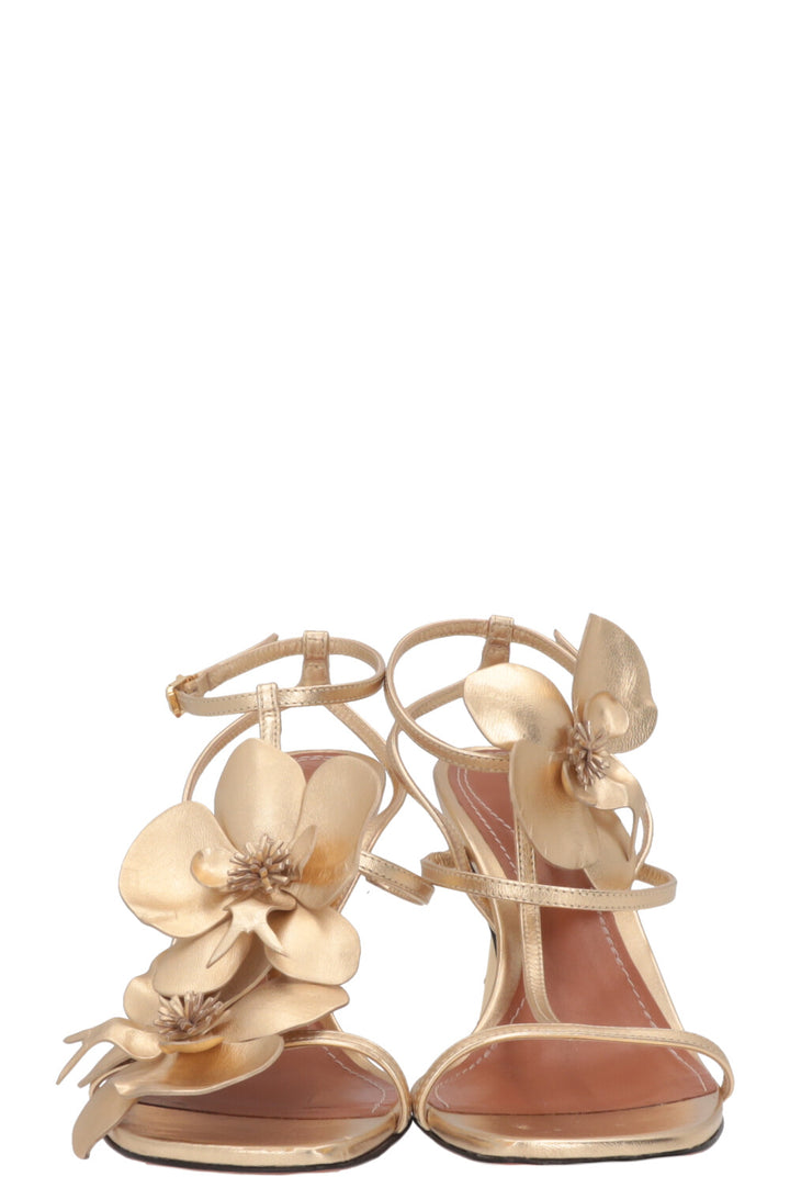 ZIMMERMANN Orchid 85 Heels Gold
