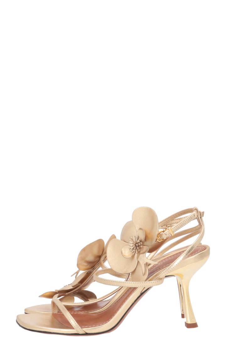 ZIMMERMANN Orchid 85 Heels Gold
