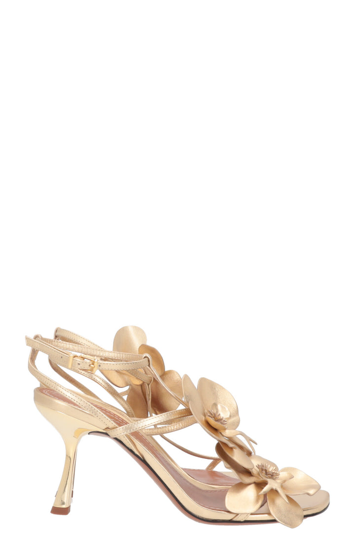 ZIMMERMANN Orchid 85 Heels Gold