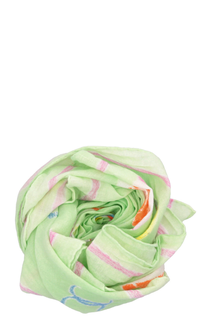 CHANEL Écharpe Macarons Vert