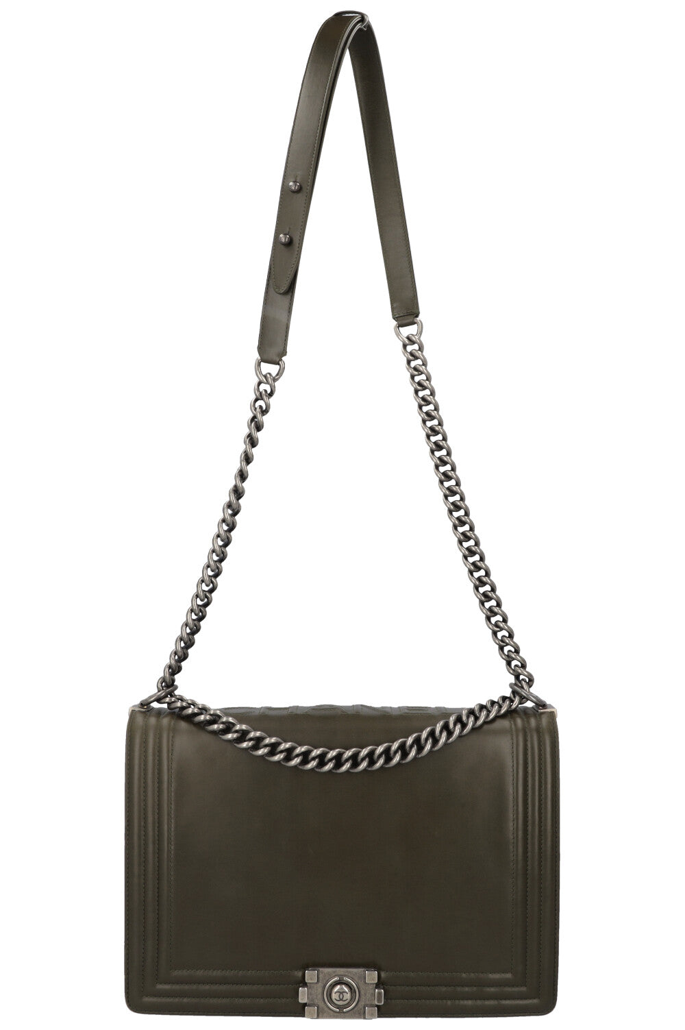CHANEL 1st Edition Boy Bag Large Olivegreen