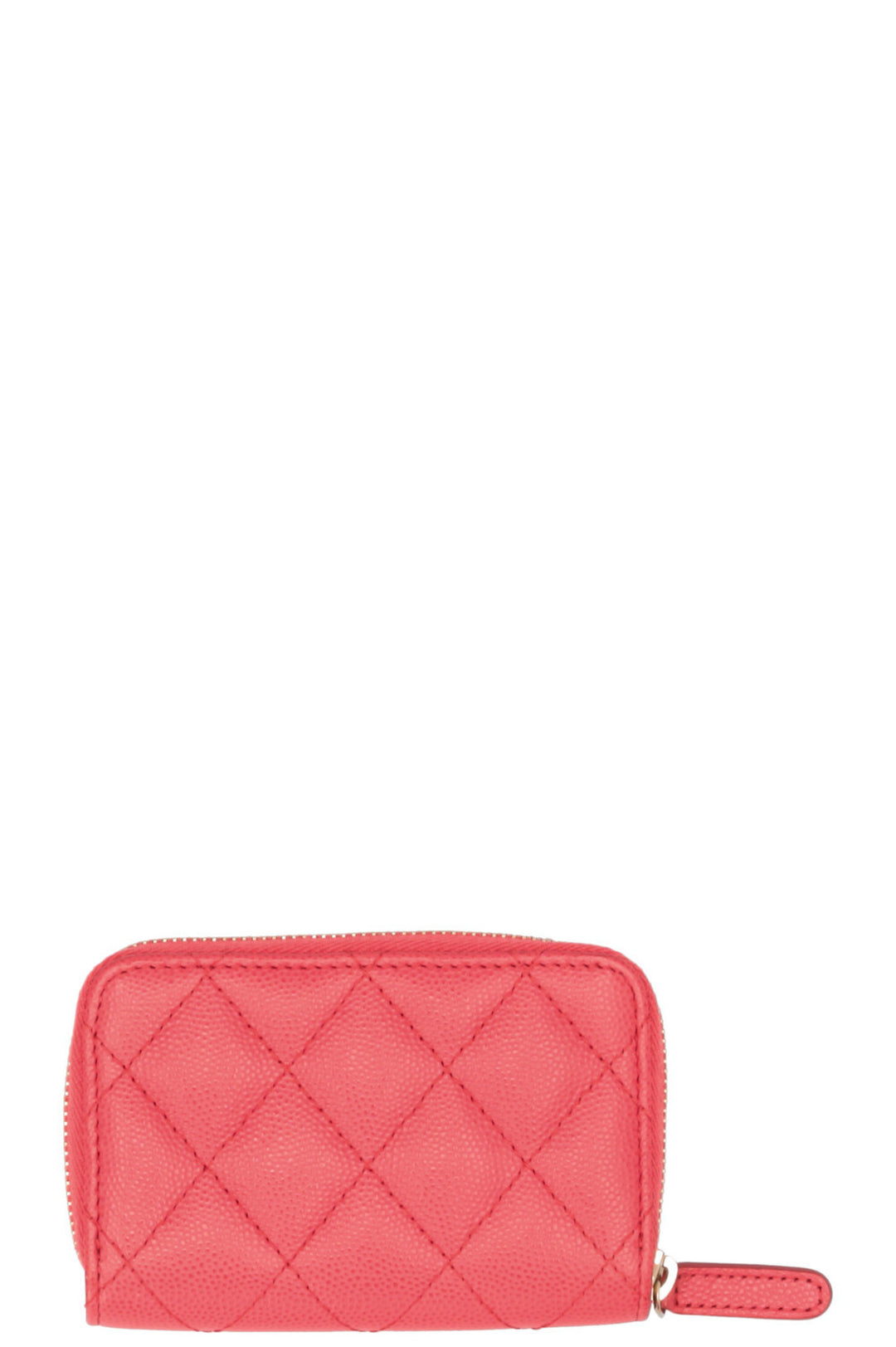 CHANEL Small Zippy Wallet Caviar Salmon