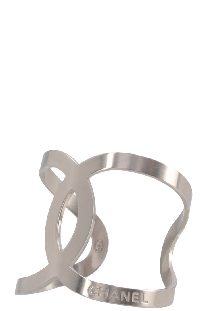 CHANEL 2016 CC Cuff Silver