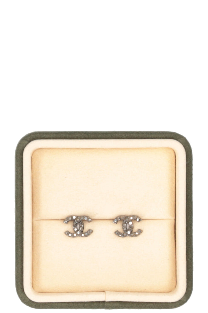 CHANEL 2017 Boucles d'oreilles CC Noires
