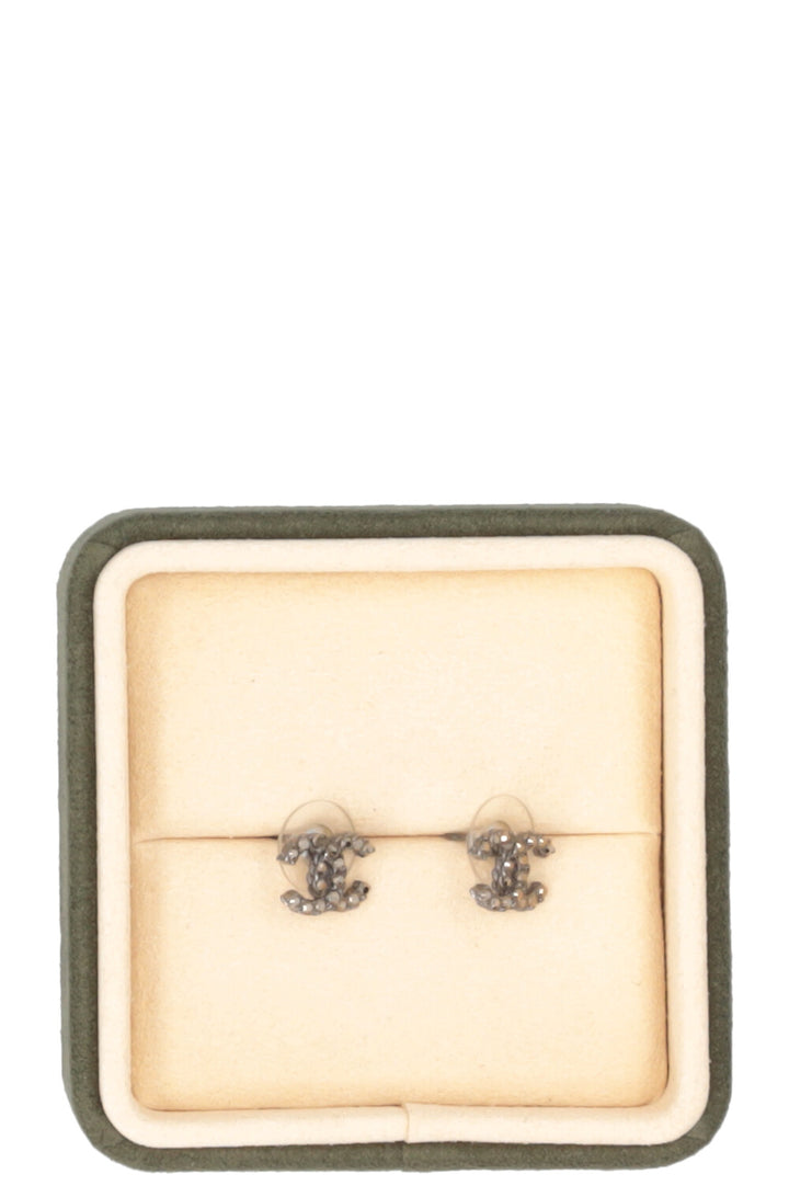 CHANEL 2017 Boucles d'oreilles CC Noires