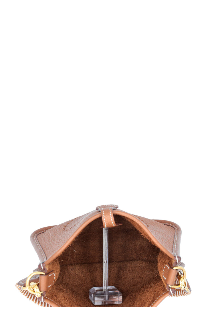HERMÈS Evelyne 16 Amazone Clemence Sangle Cavale Gold