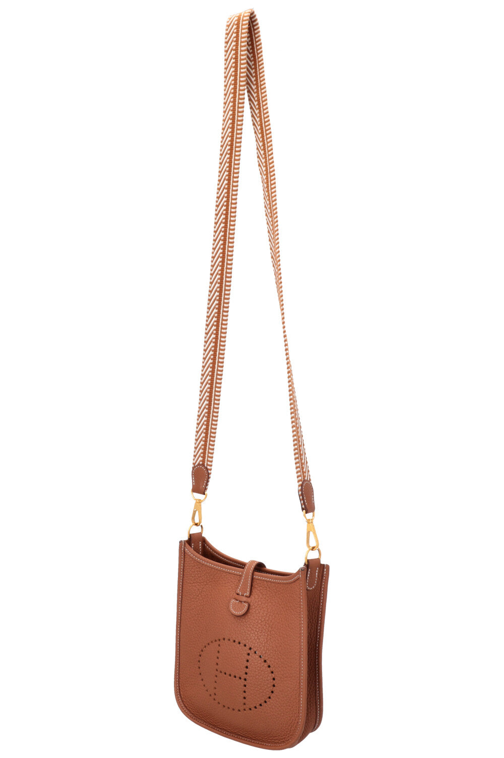 HERMÈS Evelyne 16 Amazone Clemence Sangle Cavale Gold