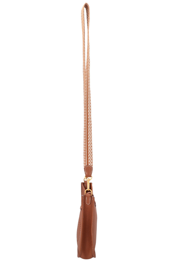 HERMÈS Evelyne 16 Amazone Clemence Sangle Cavale Gold