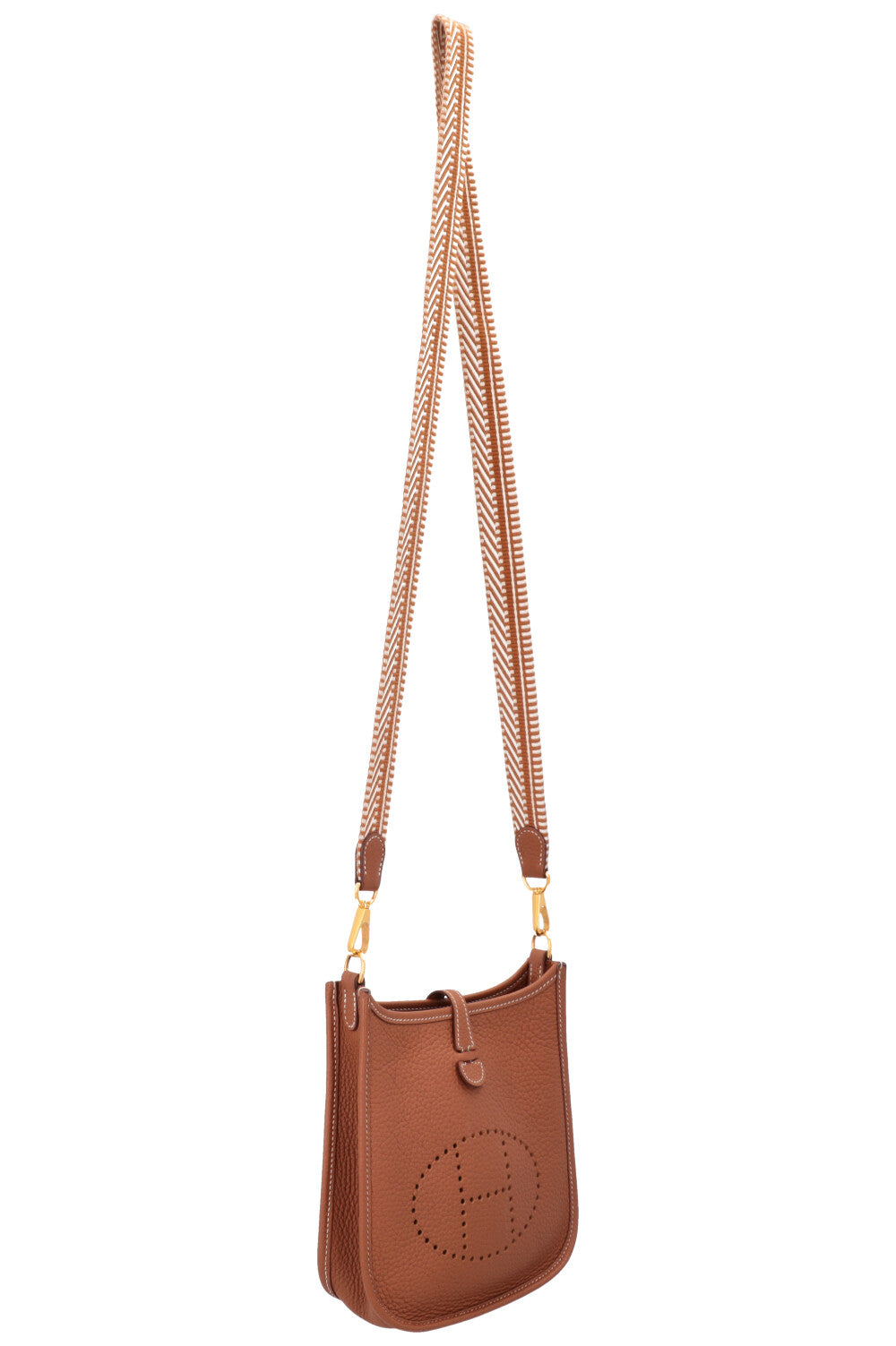 HERMÈS Evelyne 16 Amazone Clemence Sangle Cavale Gold