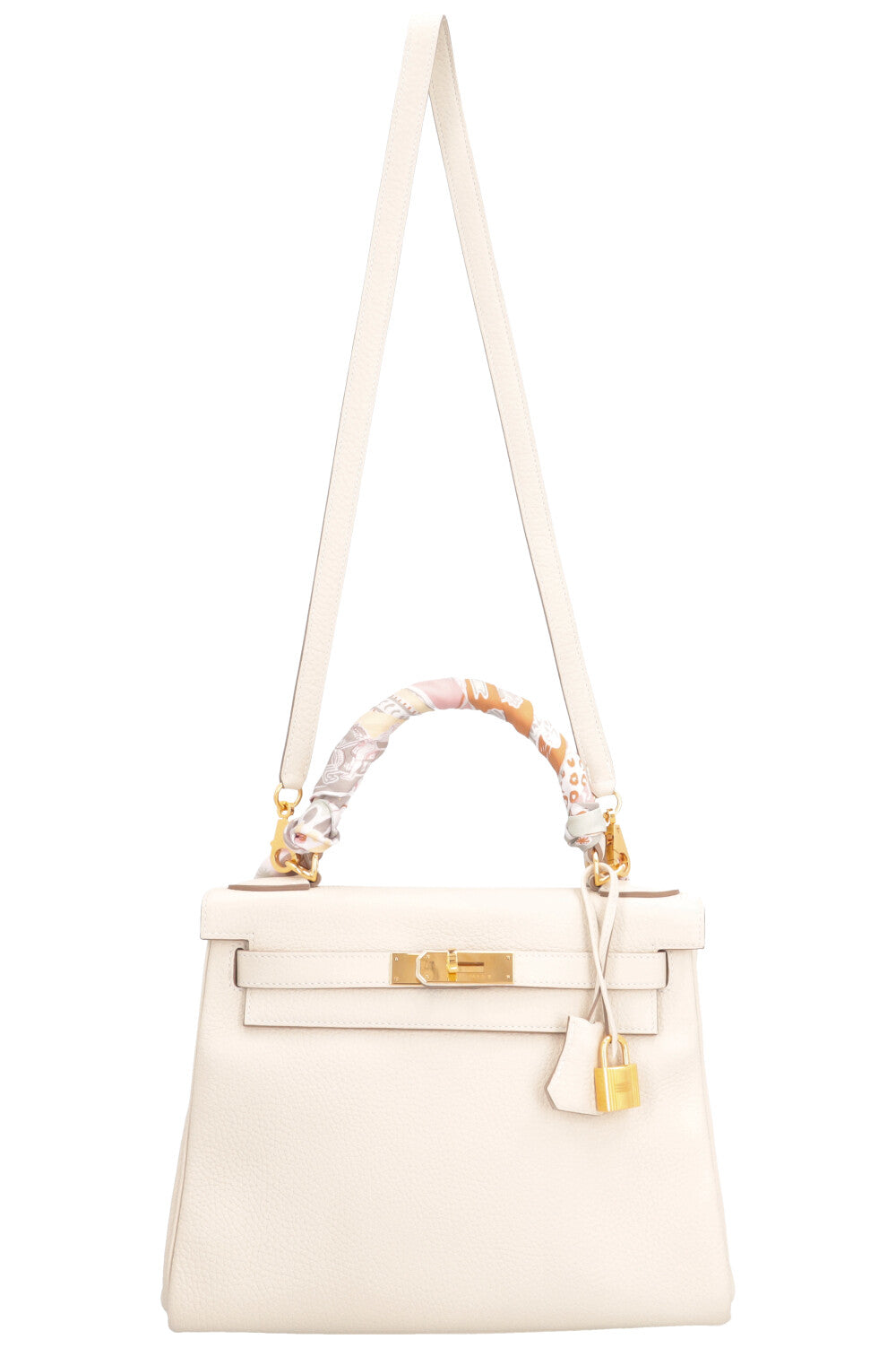 HERMÈS Kelly Retourne 28 Clemence Craie