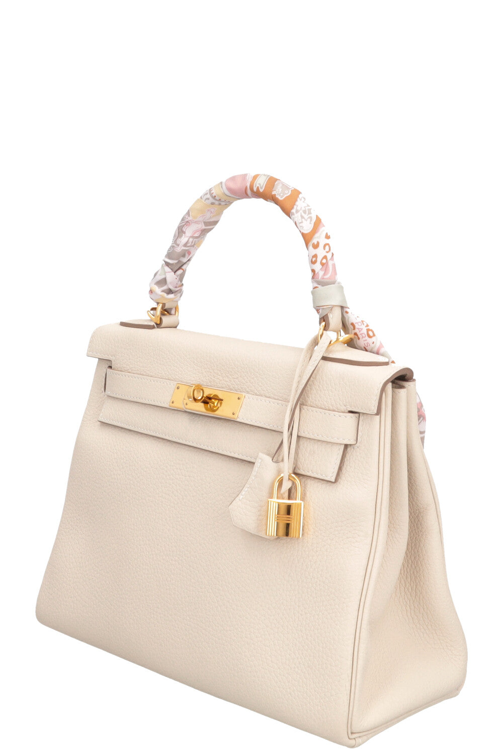 HERMÈS Kelly Retourne 28 Clemence Craie