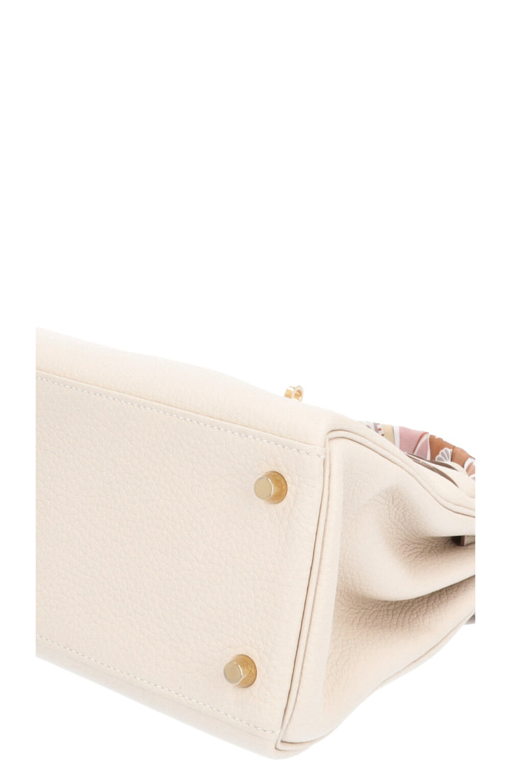 HERMÈS Kelly Retourne 28 Clemence Craie