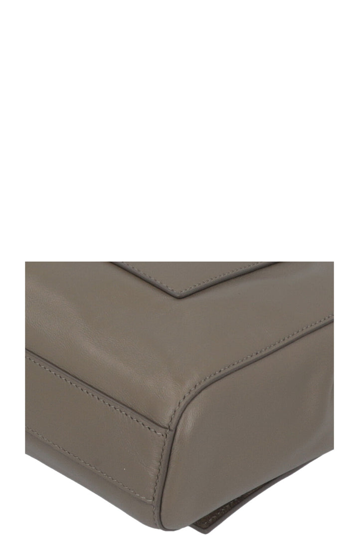 SAINT LAURENT Reversible Kate Bag Medium Suede Taupe