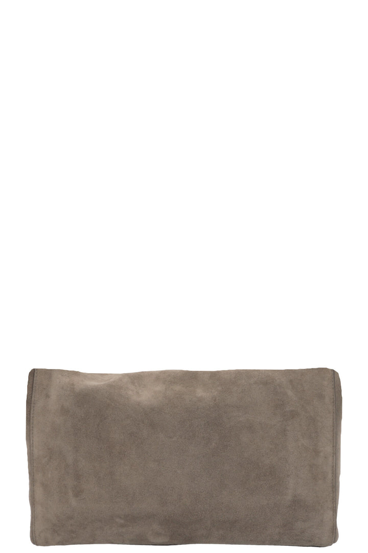 SAINT LAURENT Reversible Kate Bag Medium Suede Taupe