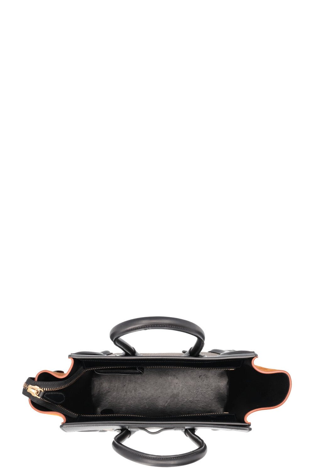 CÉLINE Luggage Tricolor Micro Grey Yellow
