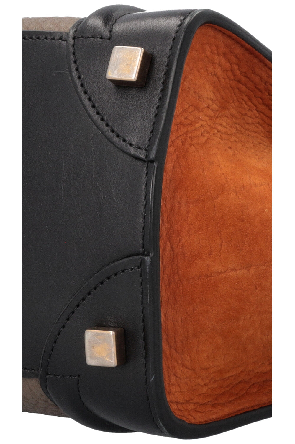 CÉLINE Luggage Tricolor Micro Grey Yellow