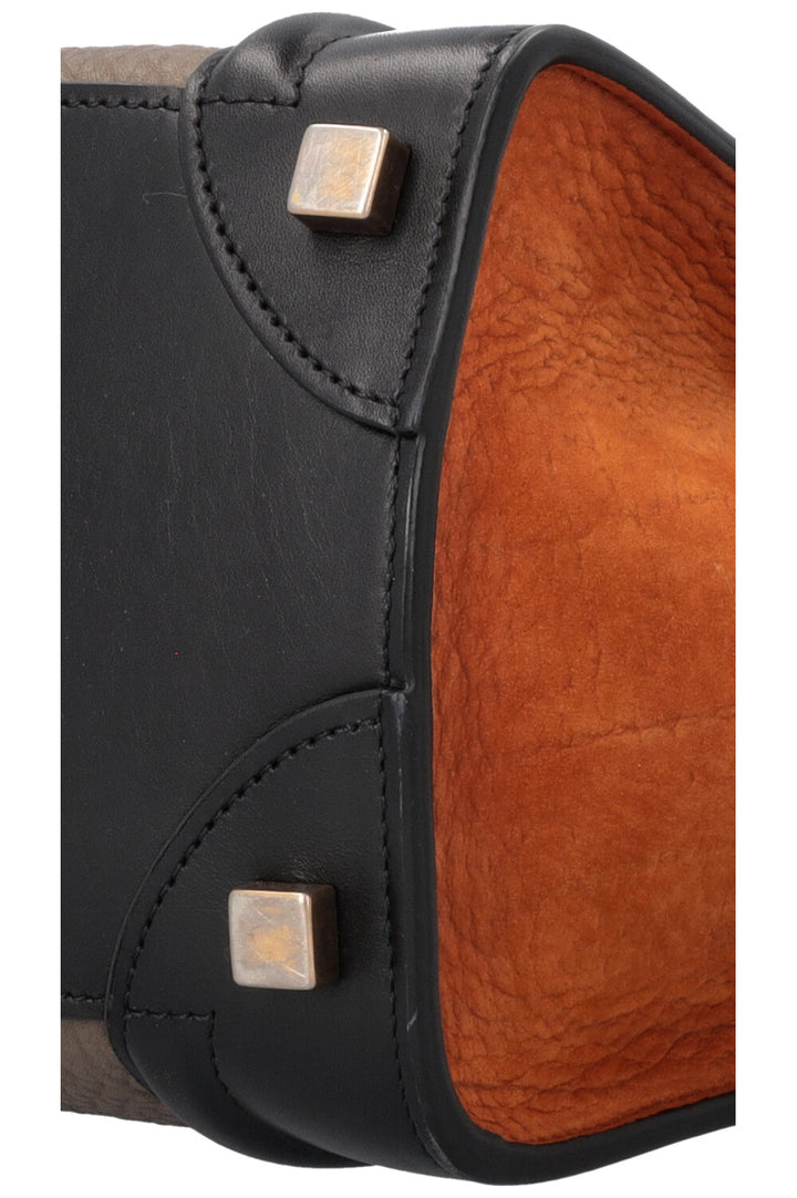 CÉLINE Luggage Tricolor Micro Grey Yellow