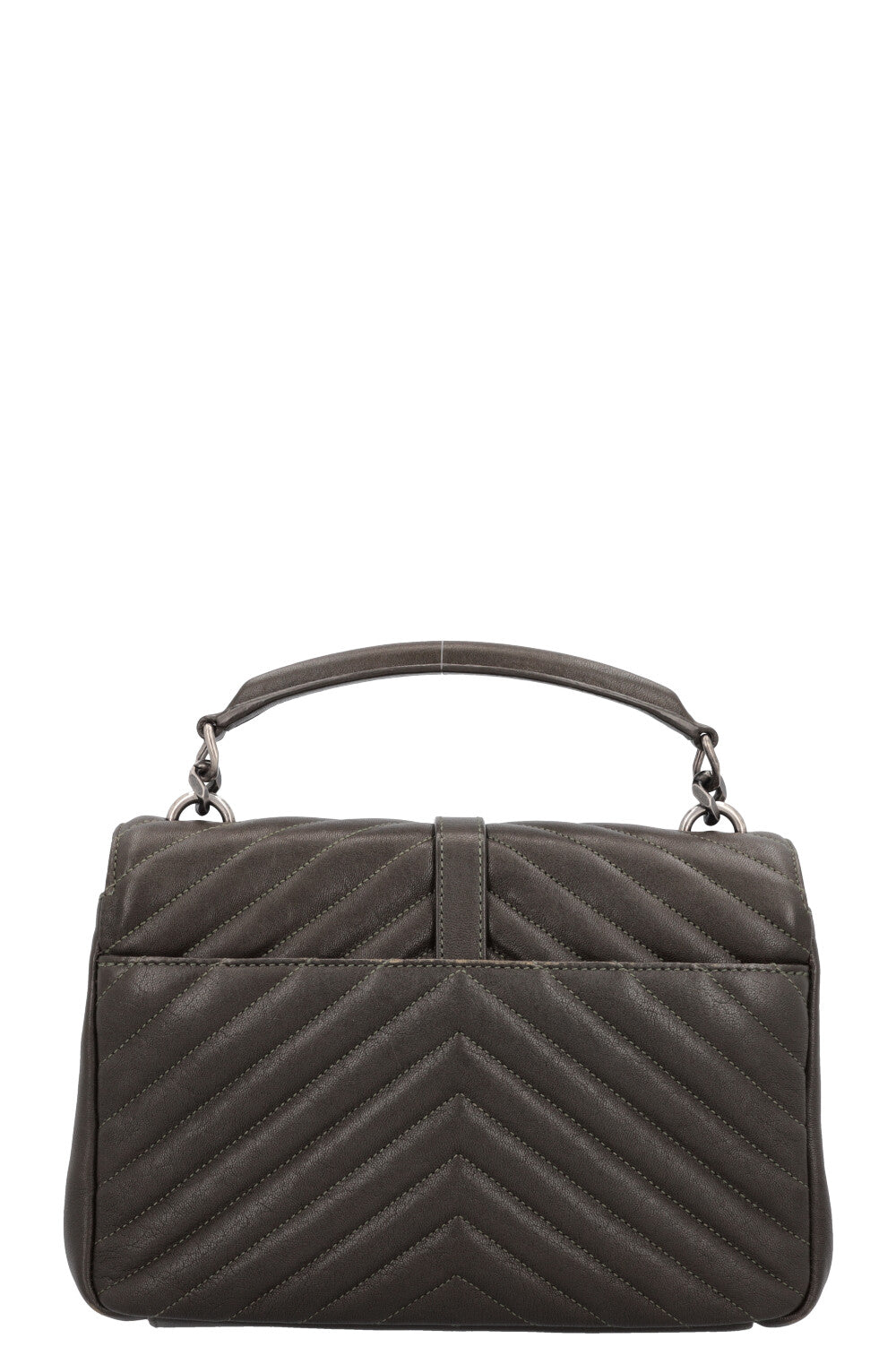 SAINT LAURENT College Crossbody Bag Olive Green