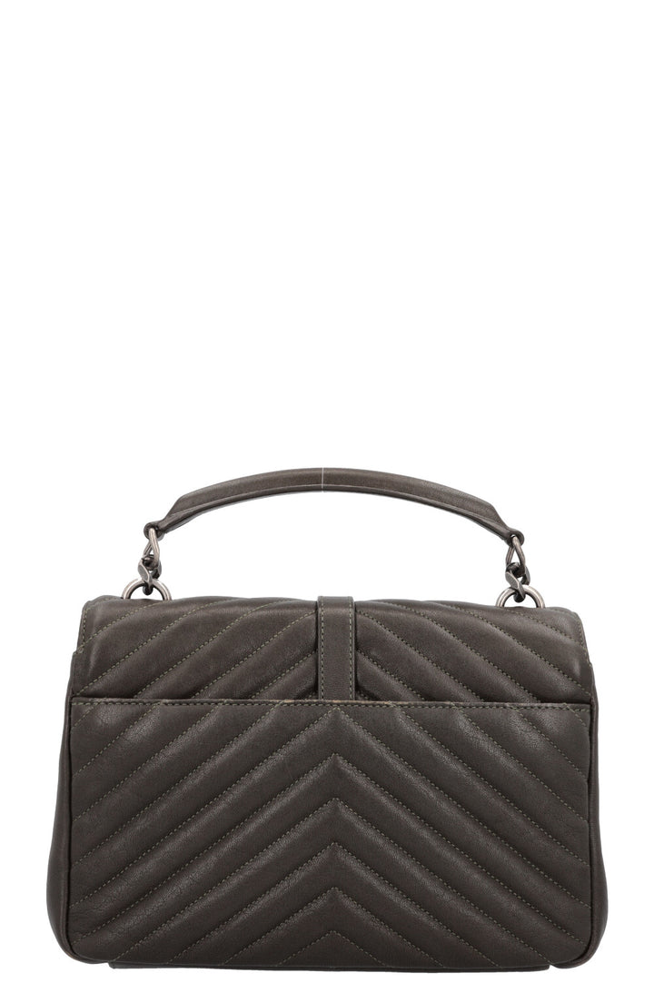 SAINT LAURENT College Crossbody Bag Olive Green