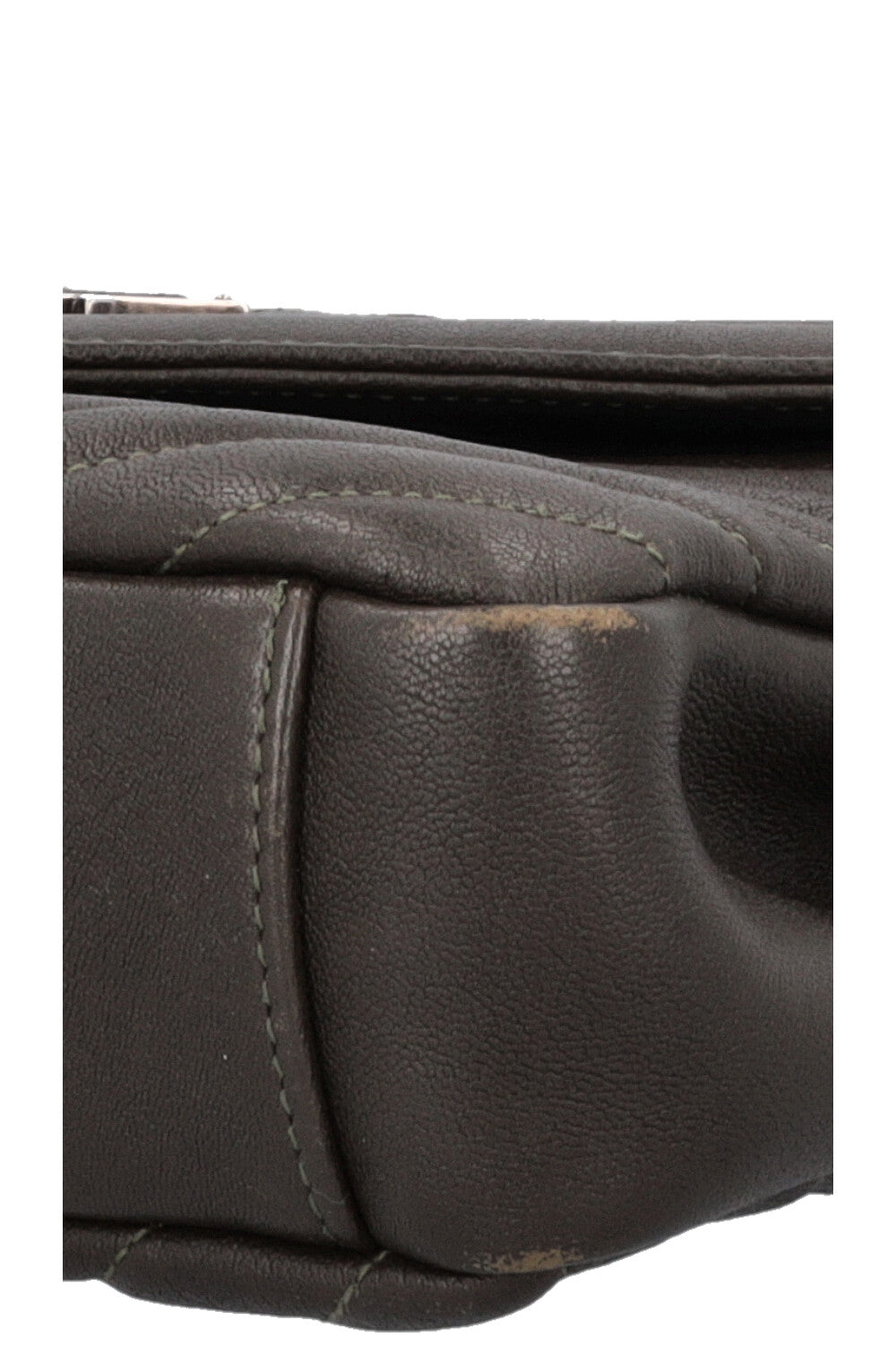 SAINT LAURENT College Crossbody Bag Olive Green