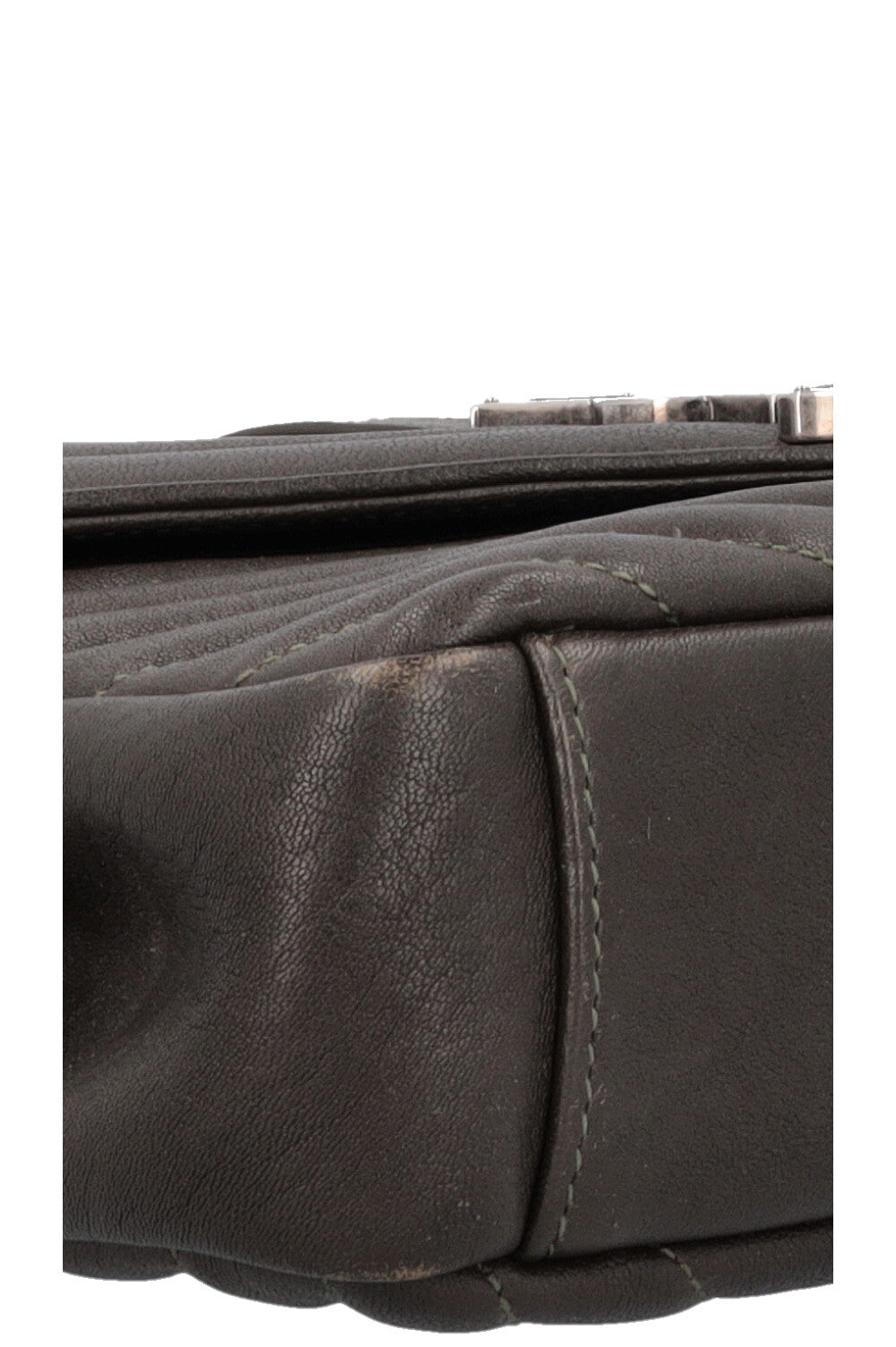 SAINT LAURENT College Crossbody Bag Olive Green