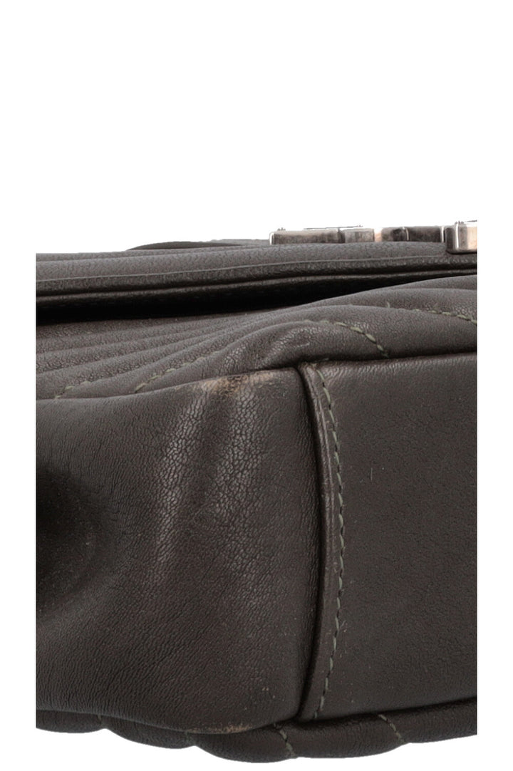 SAINT LAURENT College Crossbody Bag Olive Green