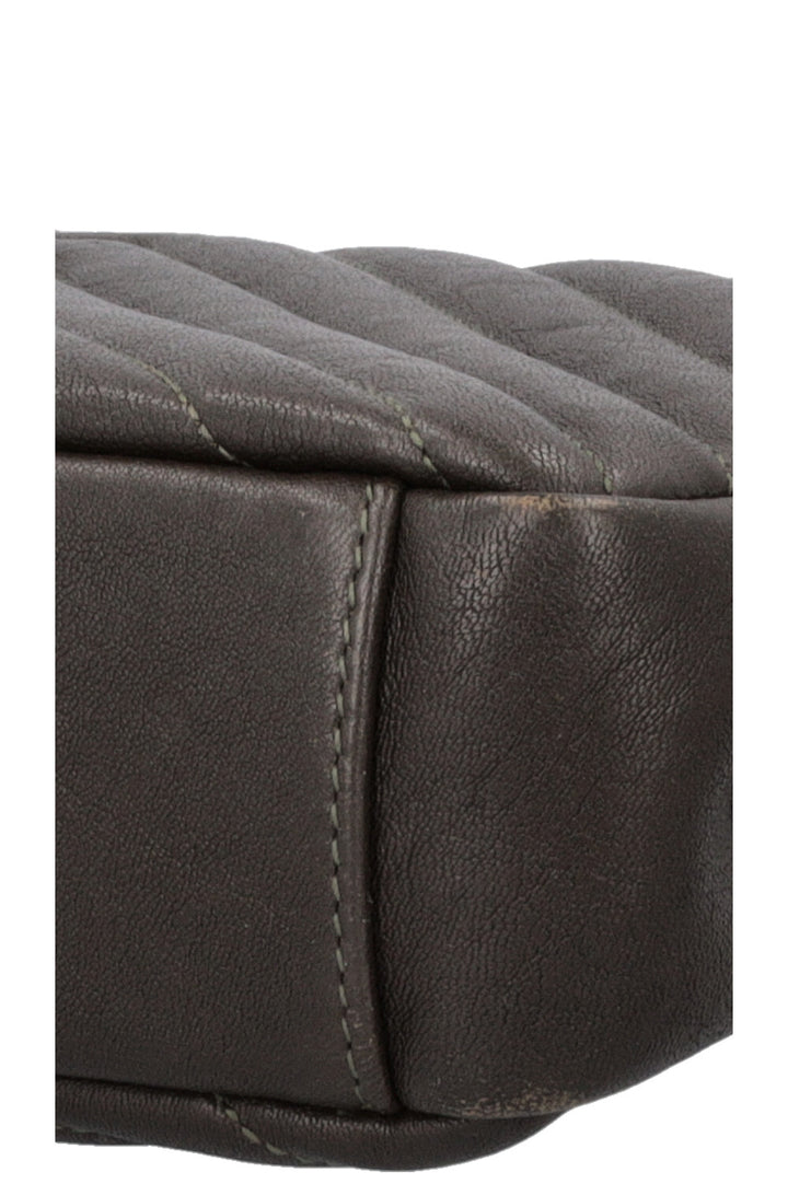 SAINT LAURENT College Crossbody Bag Olive Green