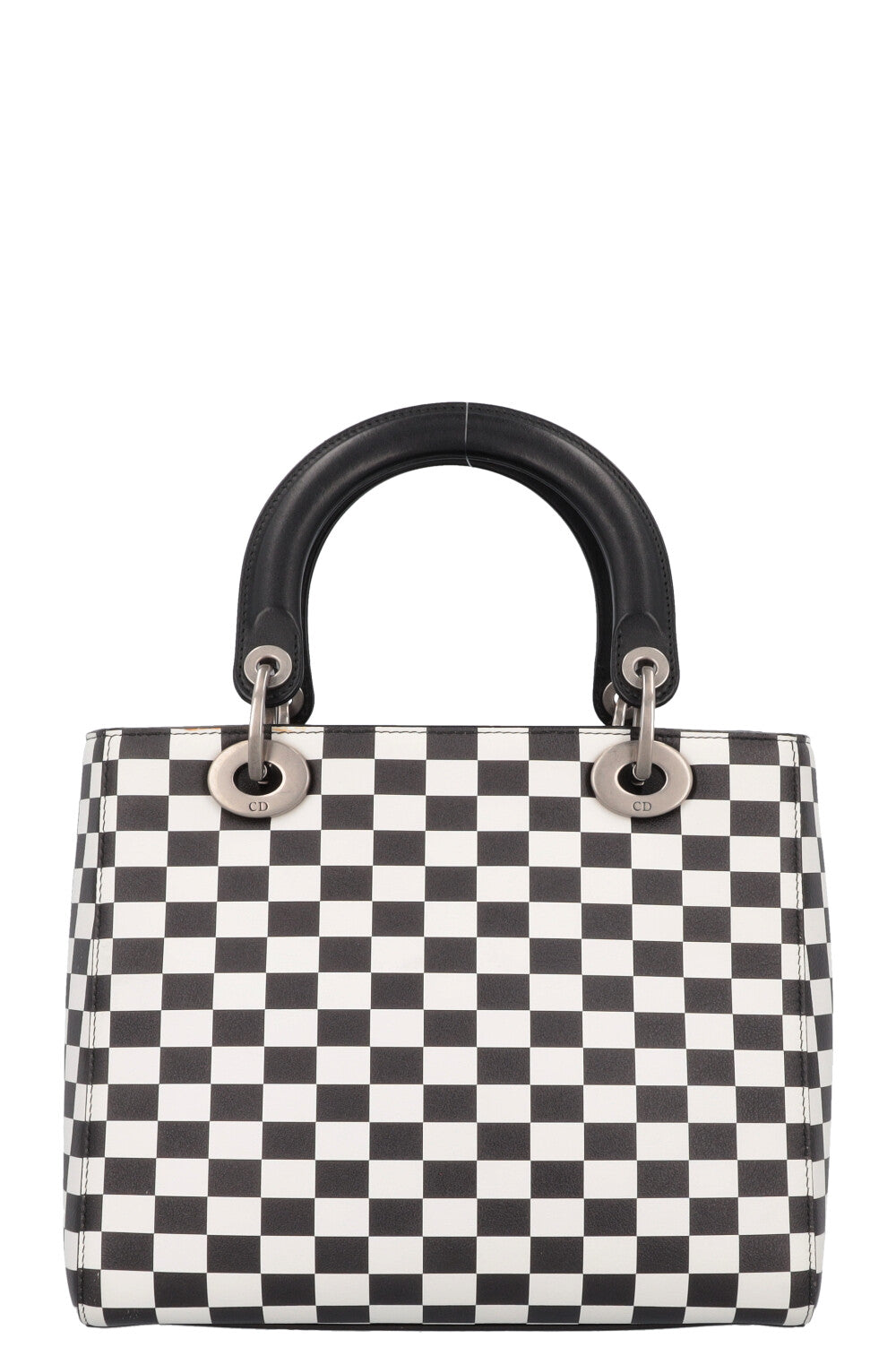 CHRISTIAN DIOR 2018 Medium Lady Dior Leather Check