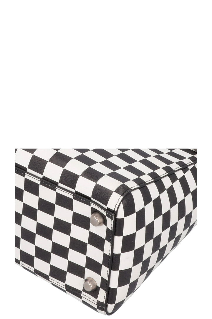 CHRISTIAN DIOR 2018 Medium Lady Dior Leather Check