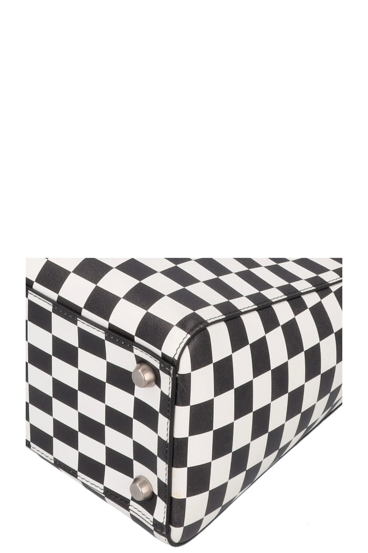 CHRISTIAN DIOR 2018 Medium Lady Dior Leather Check