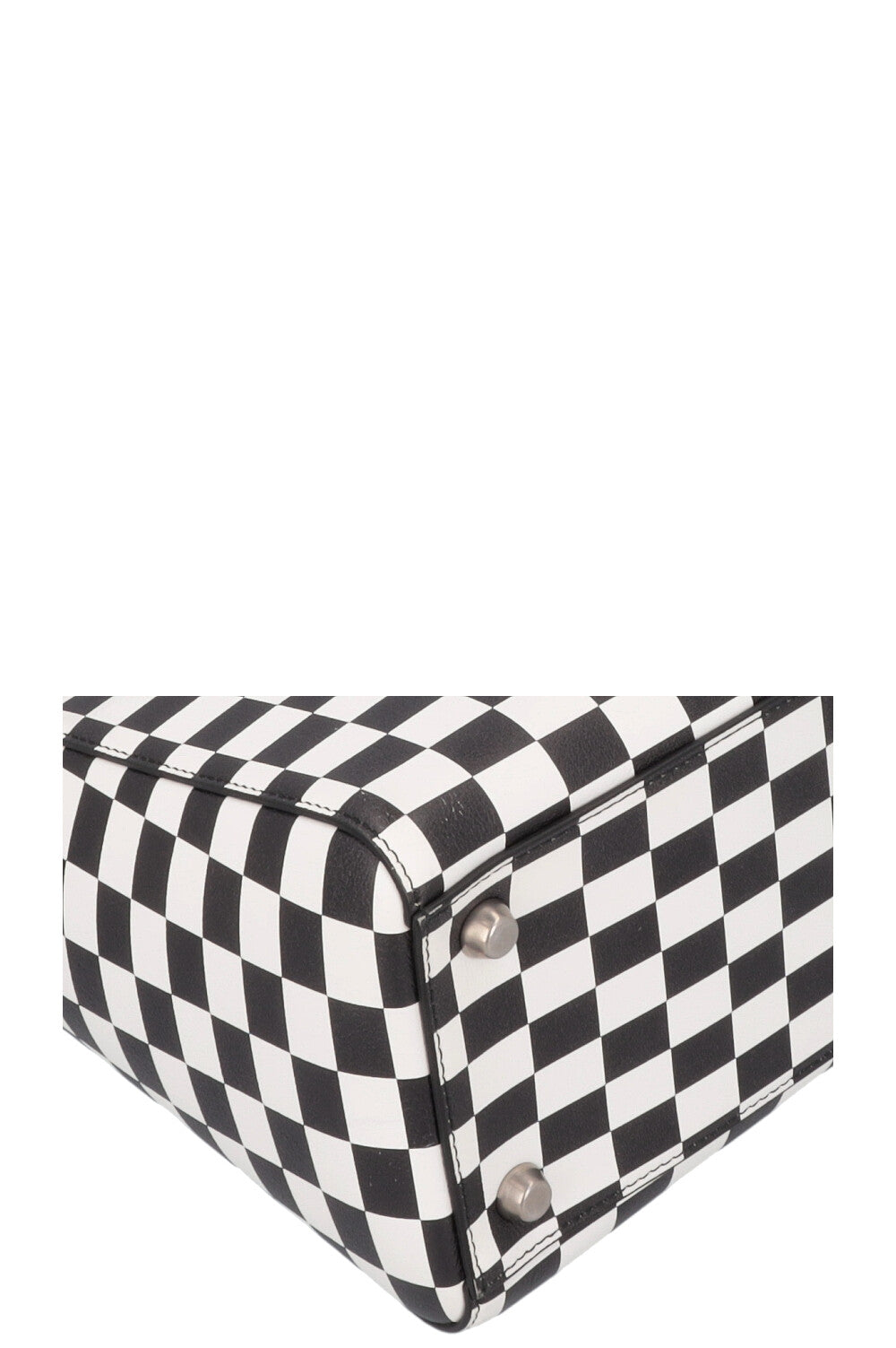 CHRISTIAN DIOR 2018 Medium Lady Dior Leather Check