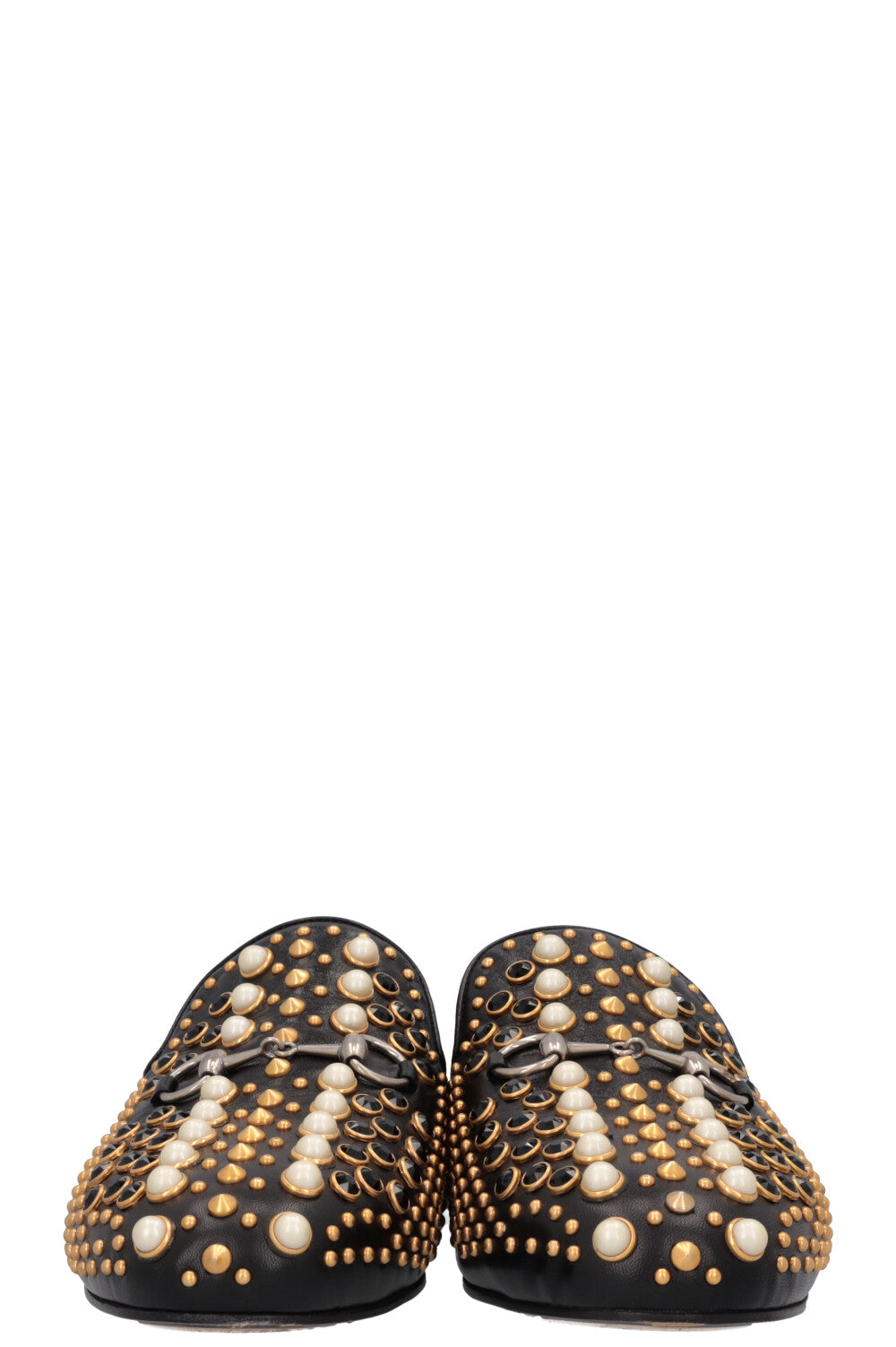 Mules cloutées GUCCI Princetown noires