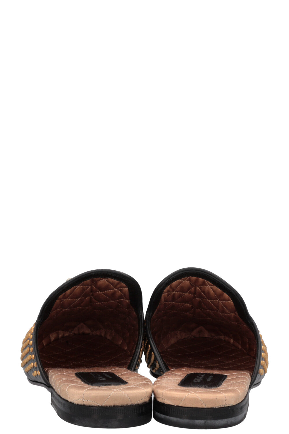 Mules cloutées GUCCI Princetown noires