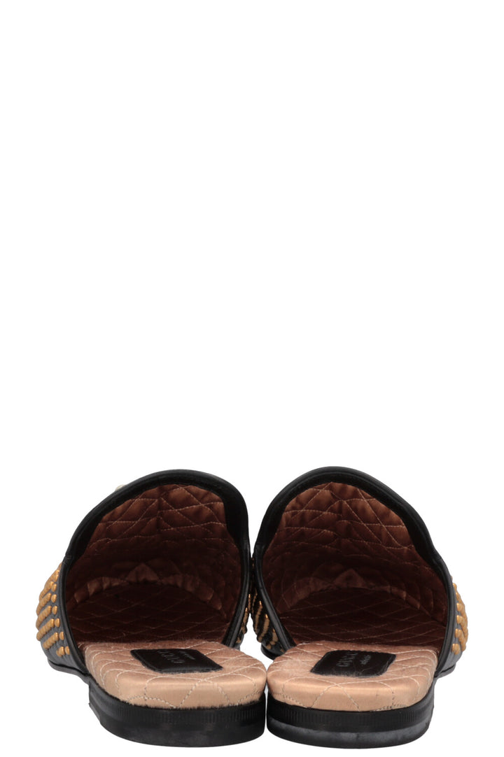 Mules cloutées GUCCI Princetown noires