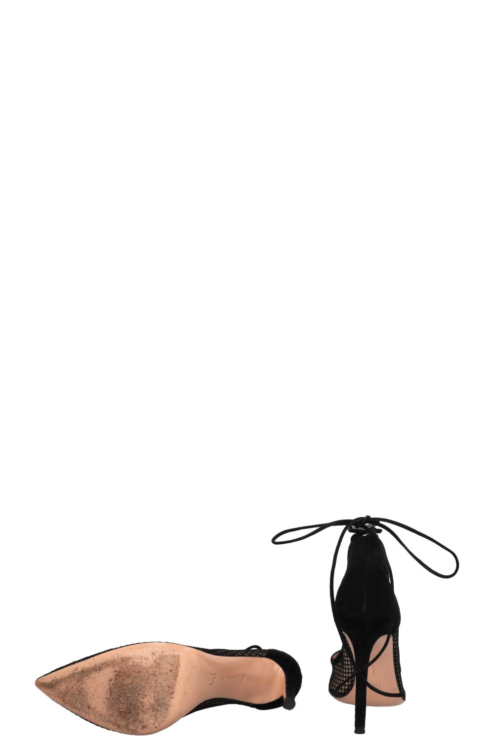 GIANVITO ROSSI Mesh Heels Black