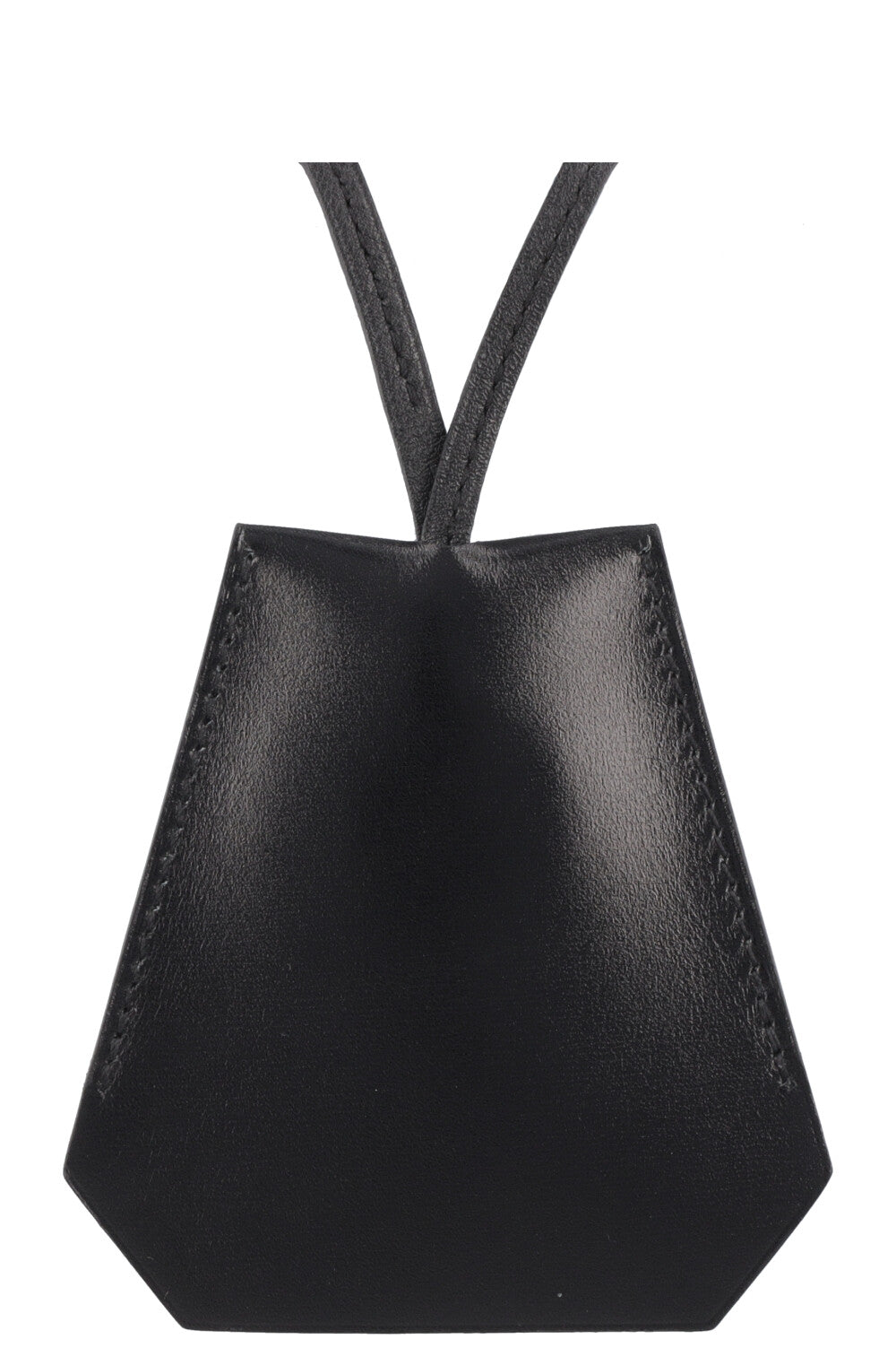 HERMÈS Long Necklace Clochette Box Black