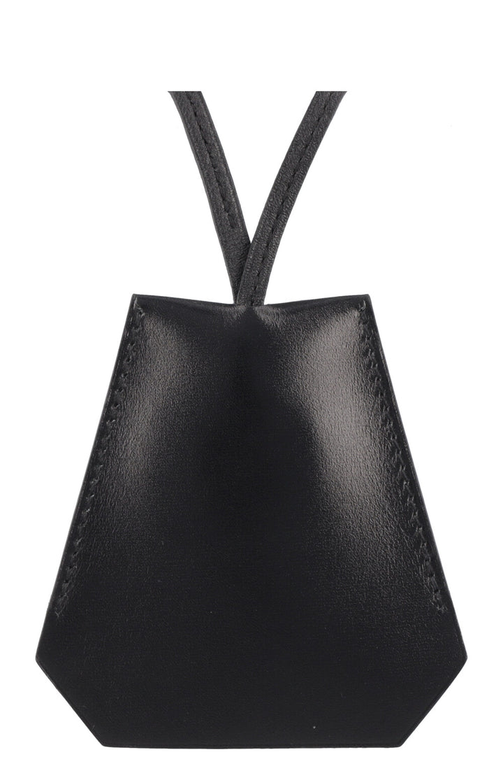 HERMÈS Long Necklace Clochette Box Black