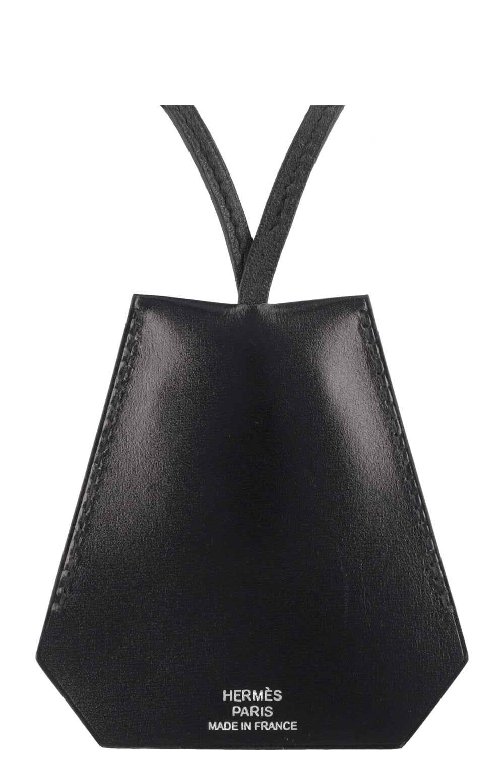 HERMÈS Long Necklace Clochette Box Black
