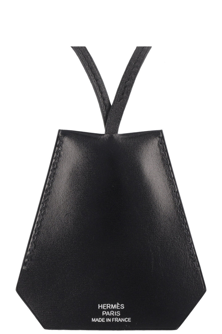 HERMÈS Long Necklace Clochette Box Black