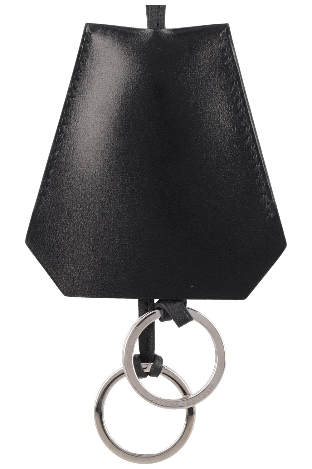 HERMÈS Long Necklace Clochette Box Black