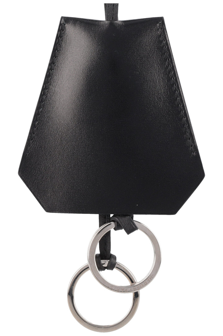 HERMÈS Long Necklace Clochette Box Black