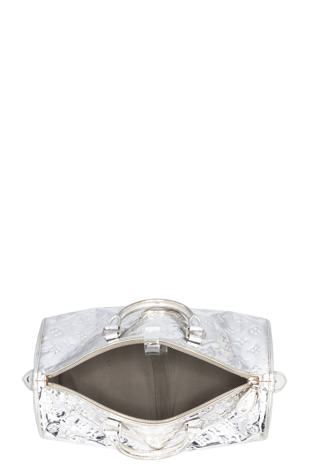 LOUIS VUITTON Speedy 35 Miroir Argent