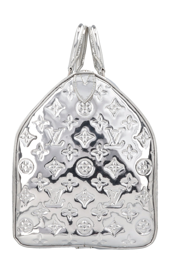 LOUIS VUITTON Speedy 35 Miroir Argent