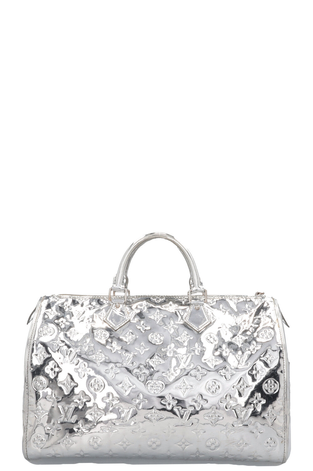 LOUIS VUITTON Speedy 35 Miroir Argent