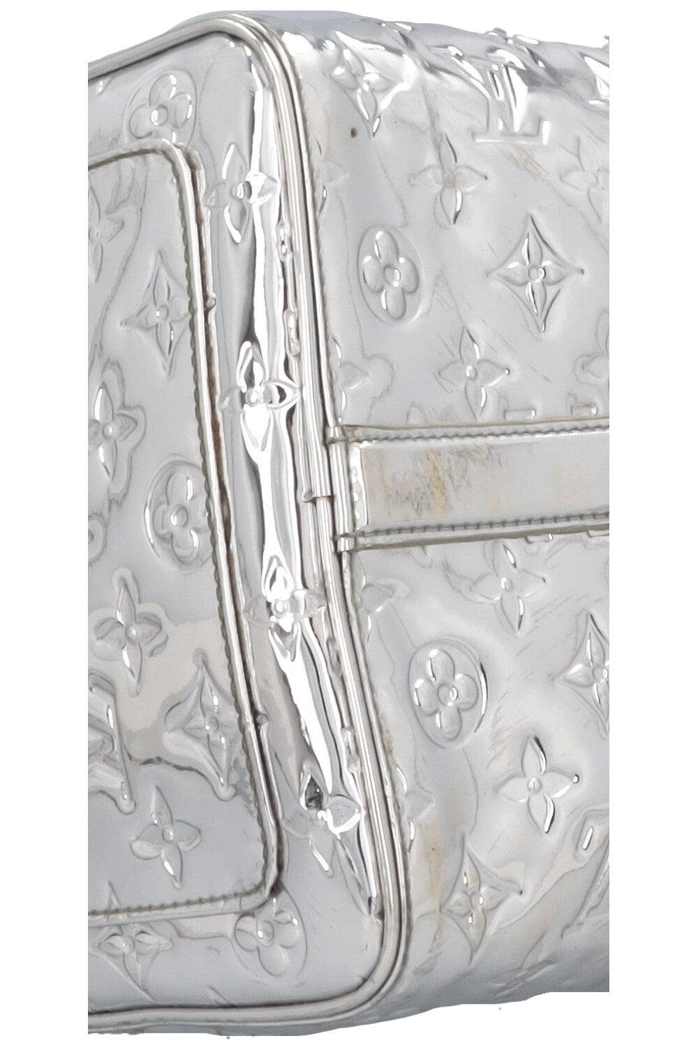 LOUIS VUITTON Speedy 35 Miroir Argent