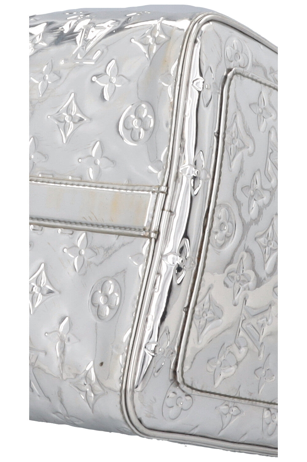 LOUIS VUITTON Speedy 35 Miroir Argent