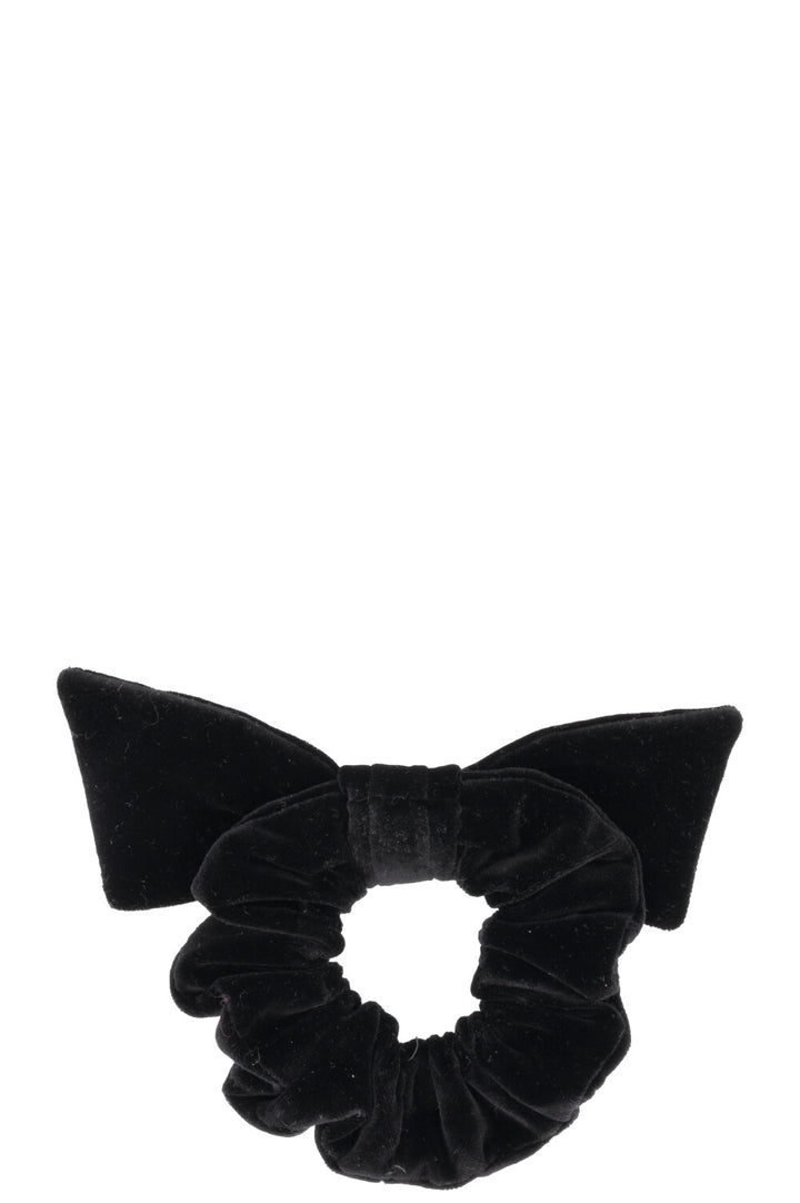 Chouchou nœud MIUMIU en velours noir