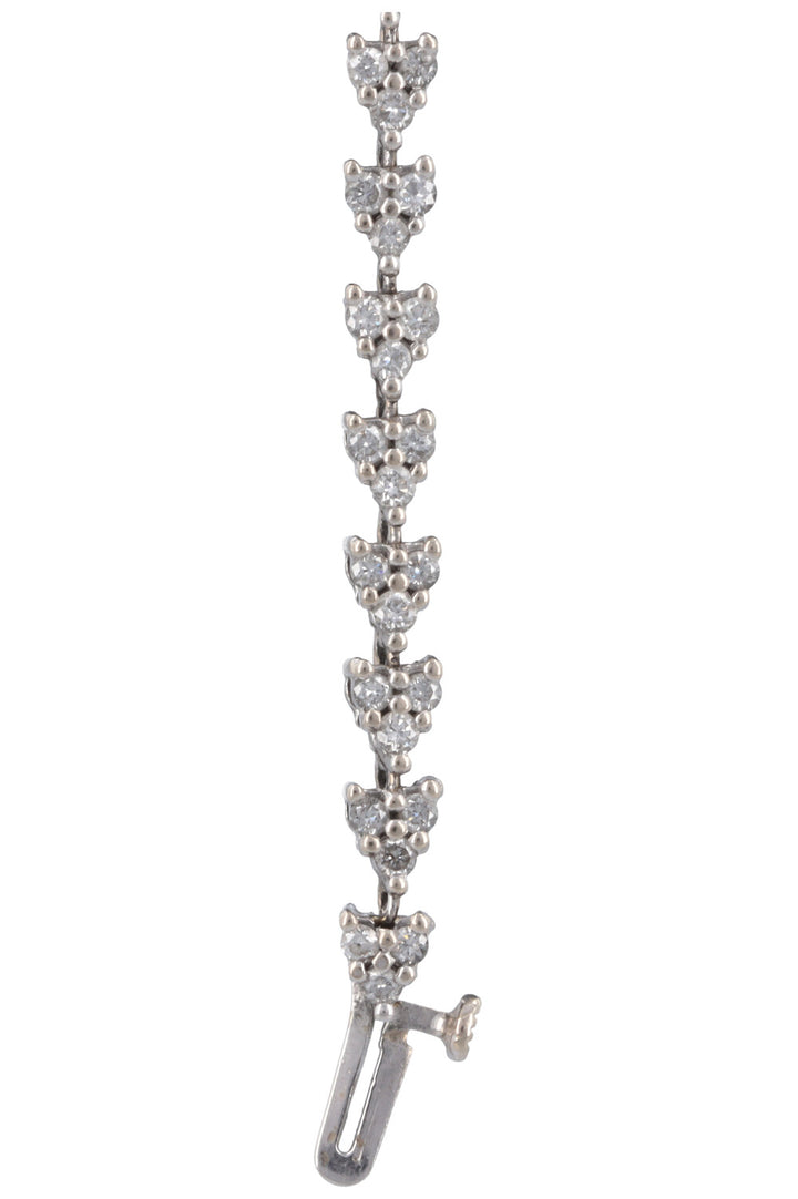 JACQUIE AICHE Lizzie Bracelet Diamond 14k White Gold