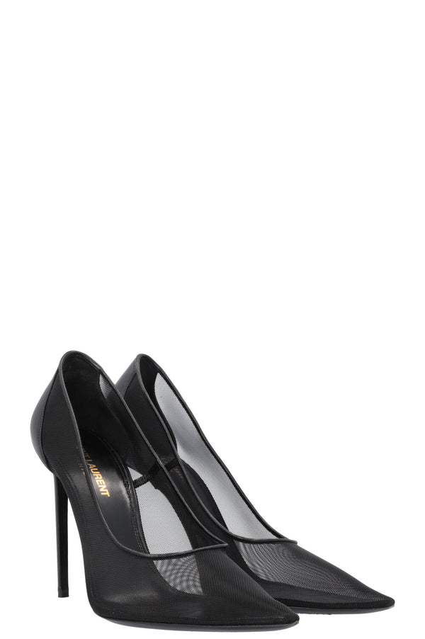 SAINT LAURENT Heels Mesh Black